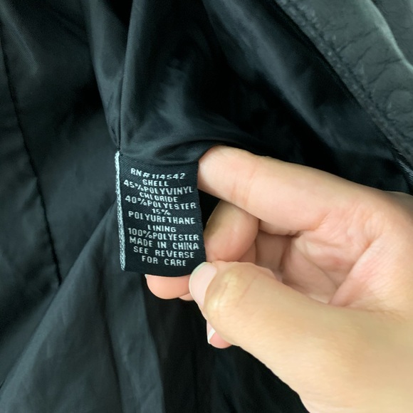 Faux Leather Jacker - Picture 3 of 3